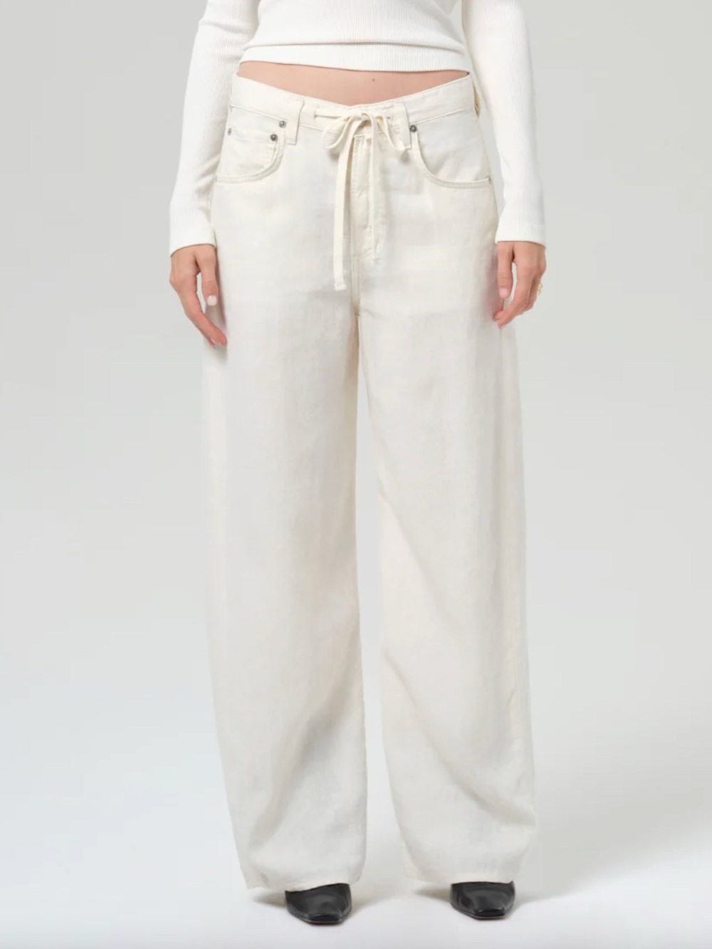 Citizens of Humanity Brynn Drawstring Linen Trouser